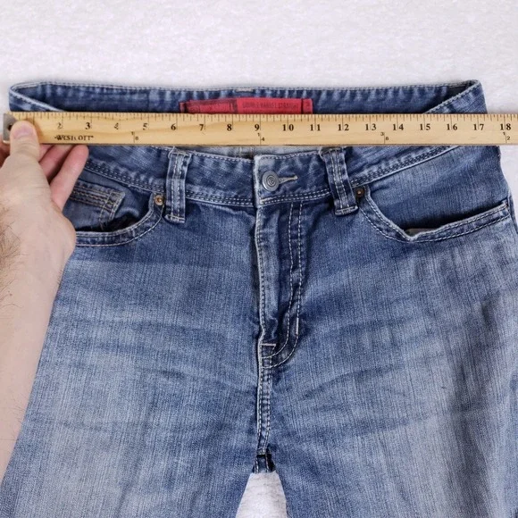 Rock & Roll Denim 36x30 Double Barrel Straight Jeans Blue Relaxed Western Cowboy - Picture 7 of 16